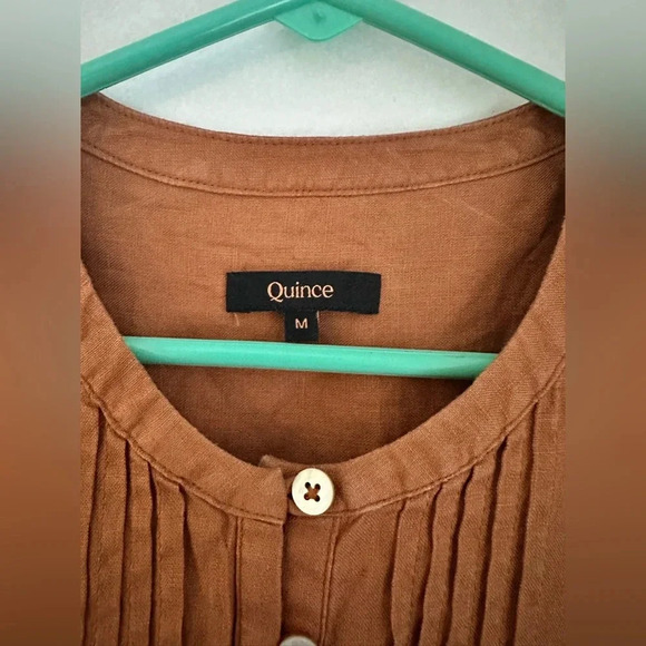 Quince 100% European Linen Sleeveless Swing Dress • M - Picture 6 of 7